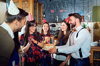 Friends birthday party