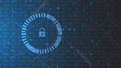 Cyber security and information or network protection. Future tec