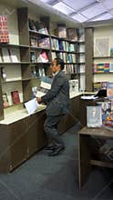 Book sales man