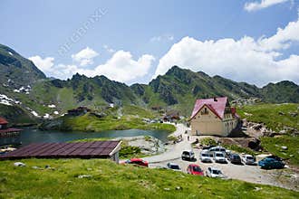 Hotel between mountains in Romania