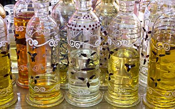 Arab oil bottles