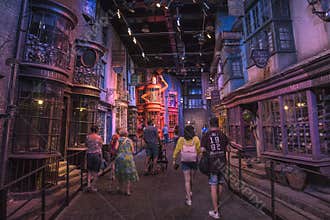 Diagon Alley Movie Set