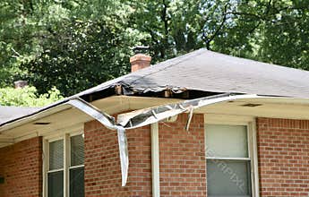 Storm Damaged Home