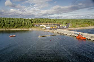 Saaremaa Harbour, Estonia