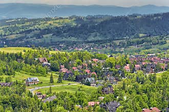Zakopane cityscape, Poland