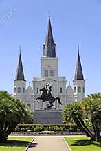 Saint Louis Cathedral in New Orleans, Louisiana.