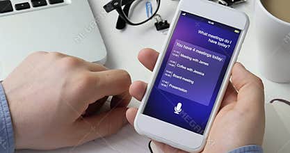 Using intelligent personal assistant on smartphone