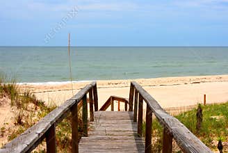 Boardwalk to the beach