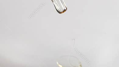 Oil drop in the water