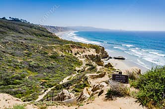 Hiking Trail - Torrey Pines State Natural Preserve - California