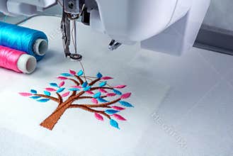 Workspace of embroidery machine