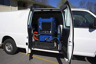 Carpet cleaning van 2