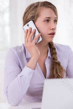 Cyberbullying victim calling police
