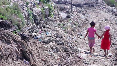 Children in poor areas.