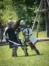 Mortal battle at Medieval Festival