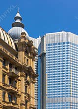 Frankfurt am Main Germany-old and new- contrast buildings