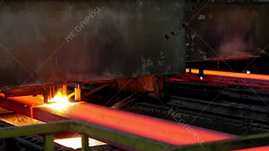 Cutting steel.