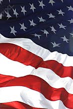American Flag, Vertical View