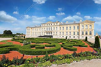 Rundale palace in Latvia