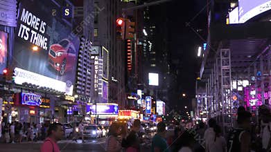 Nighttime New York City in 4K