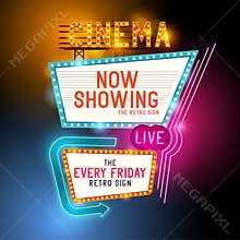 Retro Showtime Sign