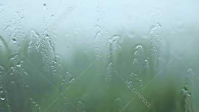 Rain on glass