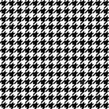 Seamless houndstooth black and white pattern background image