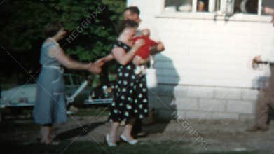 1958 - Wives Meet Husbands Construction Site Beers