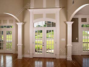 Luxury Double Arched Entrance
