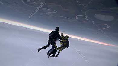 Skydiving video.