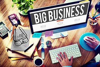 Big Business Competition Capitalism Corporate Concept
