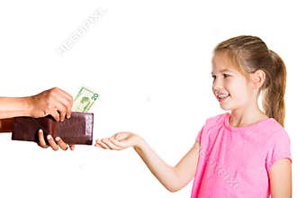 Kid asking for money