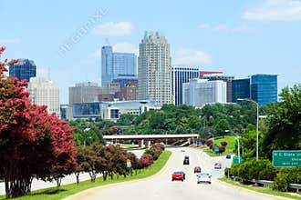 View on downtown Raleigh, NC