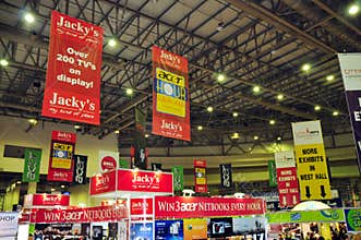 Gitex Shopper 2008 - Branding on banners