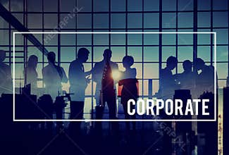 Corporate Connection Collaboration Cooperation Organization Concept