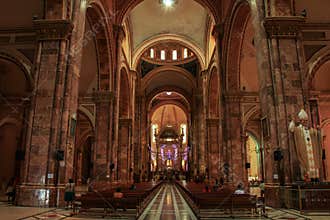 The Cathedral of the Immaculate Conception, Cuenca, Ecuador,