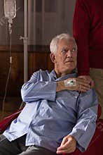 Man with critical disease