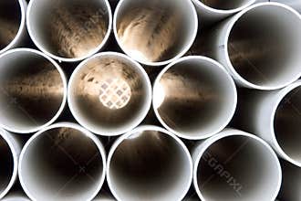 PVC pipes