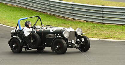 Vintage Jaguar Special SS race car