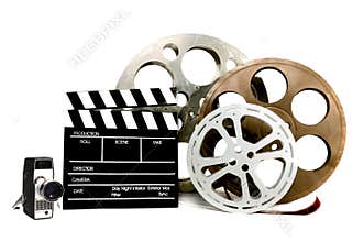 Studio FIlm Related Items on White