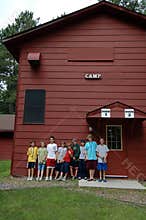 Boys at summer camp