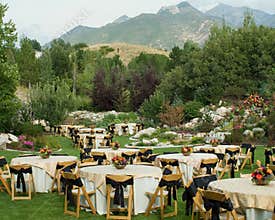 Outdoor event set up