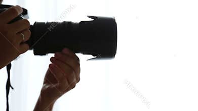 The work of the photographer