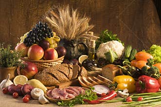 Big food still-life