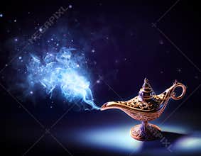 Lamp Of Wishes - Magic Smoke Coming Out