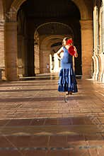 The happiness of the sun and flamenco