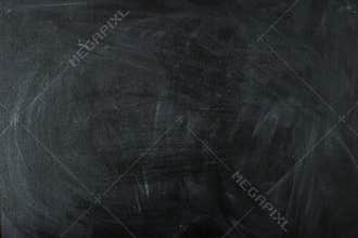 Empty black chalk board surface