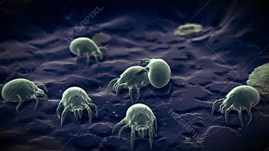 Common dust mites