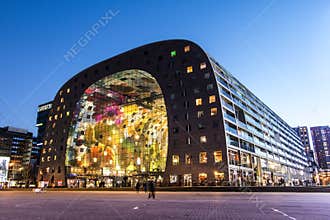 Rotterdam Market Hall, Markthal in Dutch