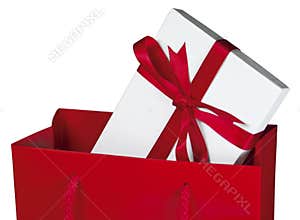 Red gift bag [Close-Up]